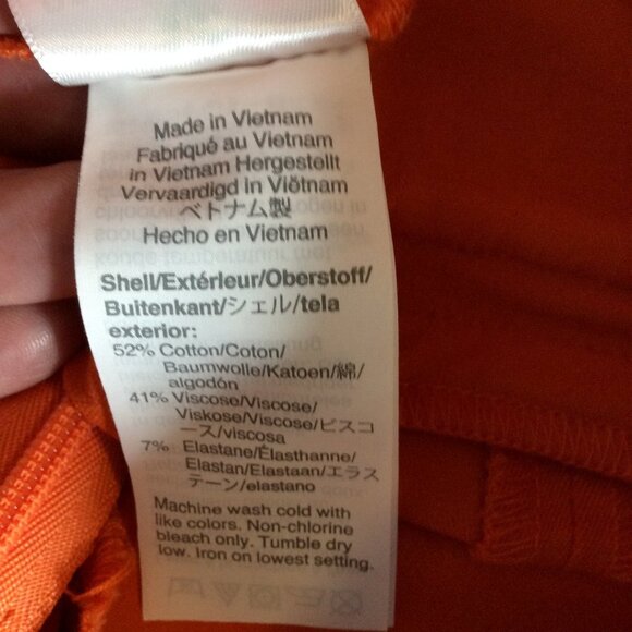 J. Crew Remi Orange Pants Size 0 - Picture 9 of 10